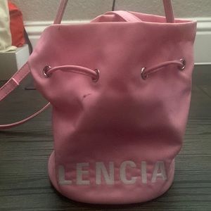 Pink Bucket Balenciaga Bag